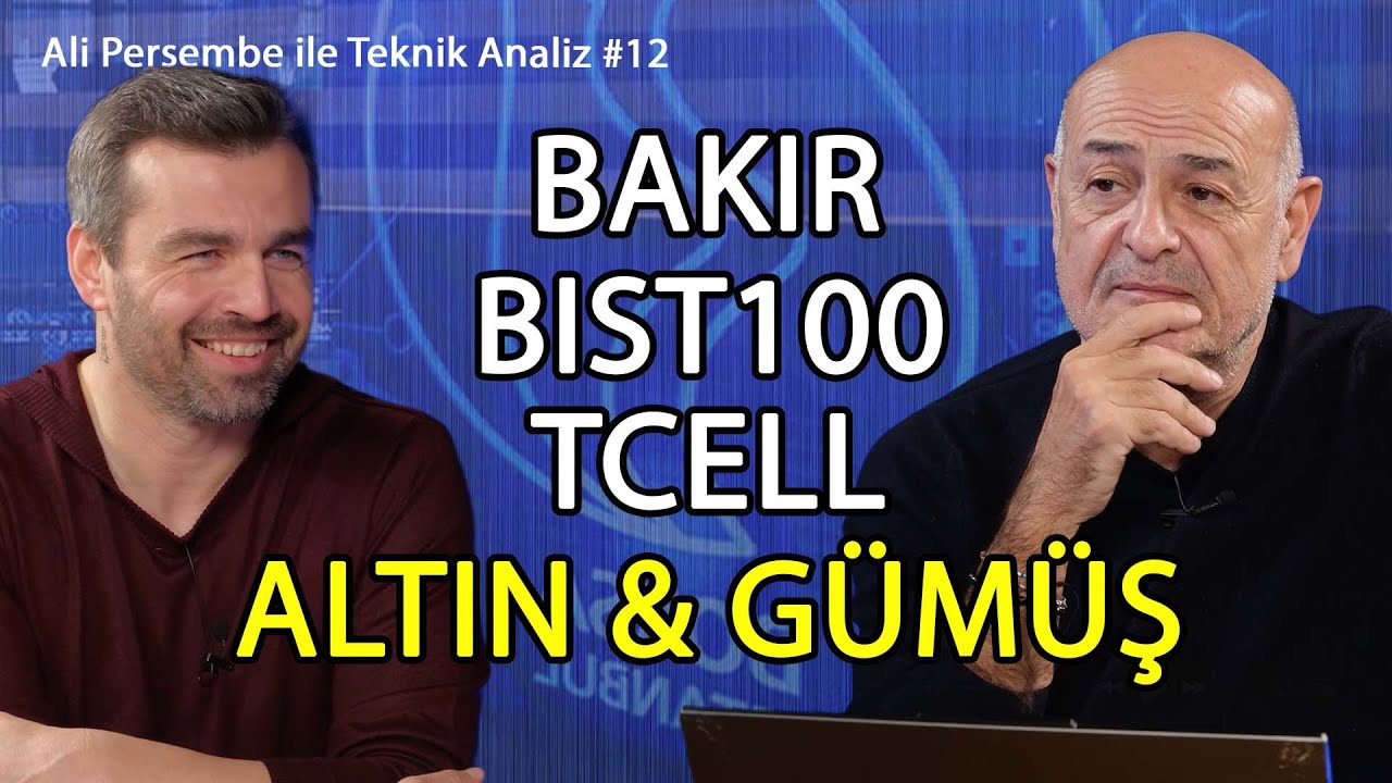 Bakır, TCELL, BIST100, Altın, Gümüş - Yatırım Alternatifleri | Ali Perşembe ile Teknik Analiz #12