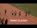 Samuel chege wins mens 100m final  kdf athletics championships 2024
