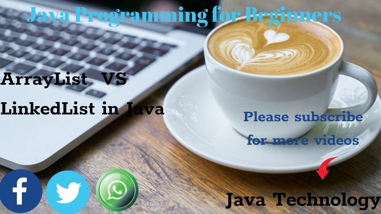 ArrayList VS LinkedList in Java - YouTube
