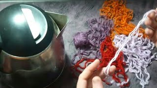 ابسط طريقة لفرد بواقي الخيوط | Wesam For Handicrafts