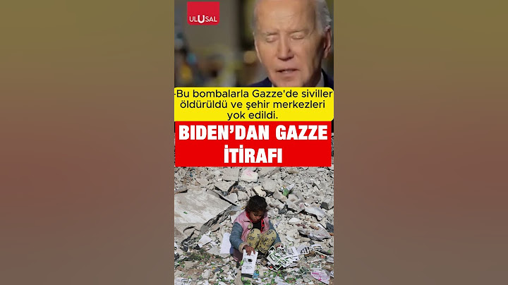 Biden'dan Gazze itirafı... #biden #gazze #filistin #shorts #keşfet