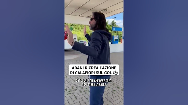 ADANI come CALAFIORI 😅 | Ricreata l'AZIONE sul GOL di ZACCAGNI 🇮🇹 ⚽