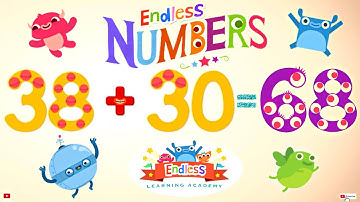 Endless Numbers 68 | Learn Number Sixty-eight | Fun Learning for Kids