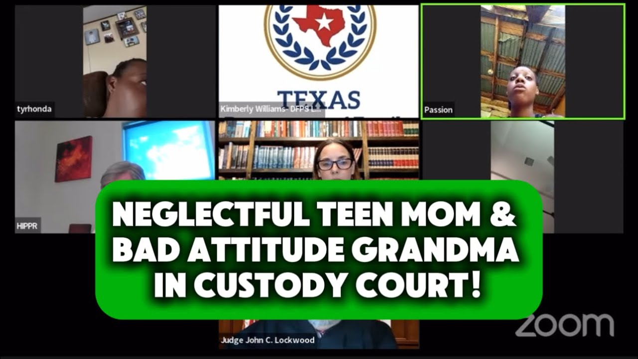 Neglectful Teen Mom & Bad Attitude Grandma In Custody Court! #familycourtplaylist