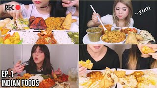 must try INDIAN FOOD! // mukbang series ep.1