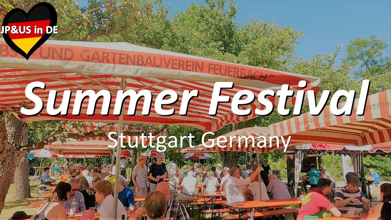 【Stuttgartドイツ】🇩🇪Let's go to Summer Festivals in Stuttgart Germany ...