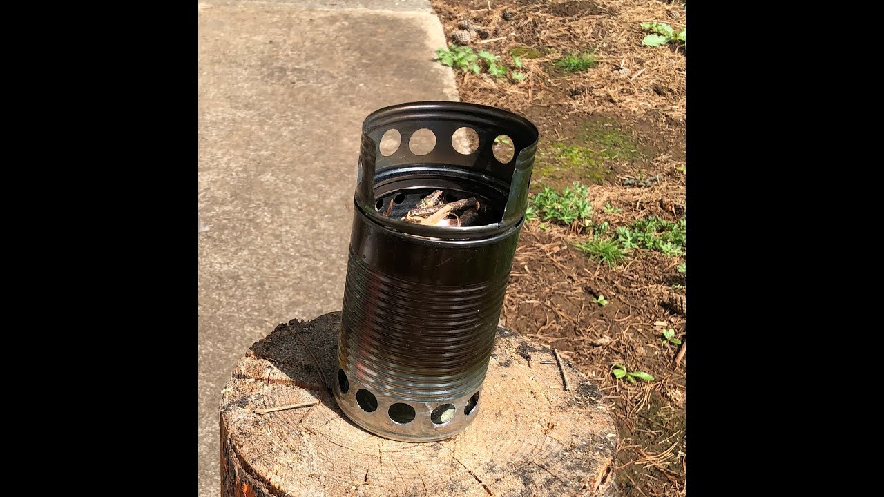 Another look at my small can gasifier stove. YouTube
