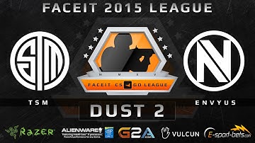 TSM vs EnVyUs - Dust 2 (FACEIT 2015 League)