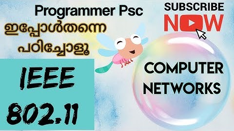 Computer programmer /IEEE 802. 11 /WiFi/Computer Networks /#psc #programmer #kpsc