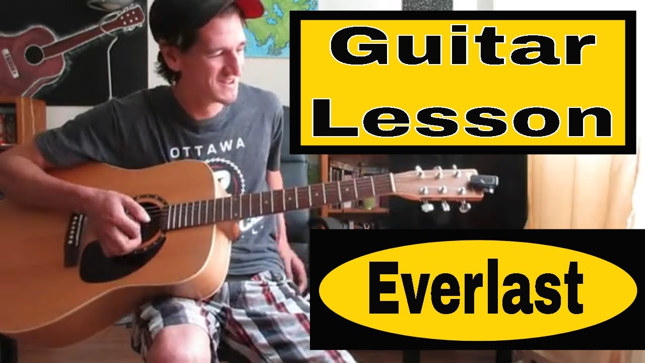 Put Your Lights On Everlast Guitar Tutorial Acoustic Lesson YouTube