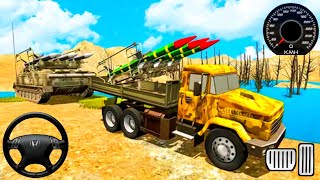 Missile Transporter Truck Army - Car Driving Simulator 3D - Best Android GamePlay screenshot 1