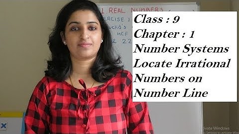 Class 9- Chapter1-Number Systems- Locate Irrational Numbers on Number Line