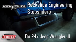 Rockslide Engineering StepSliders for the 2024+ Jeep Wrangler JL