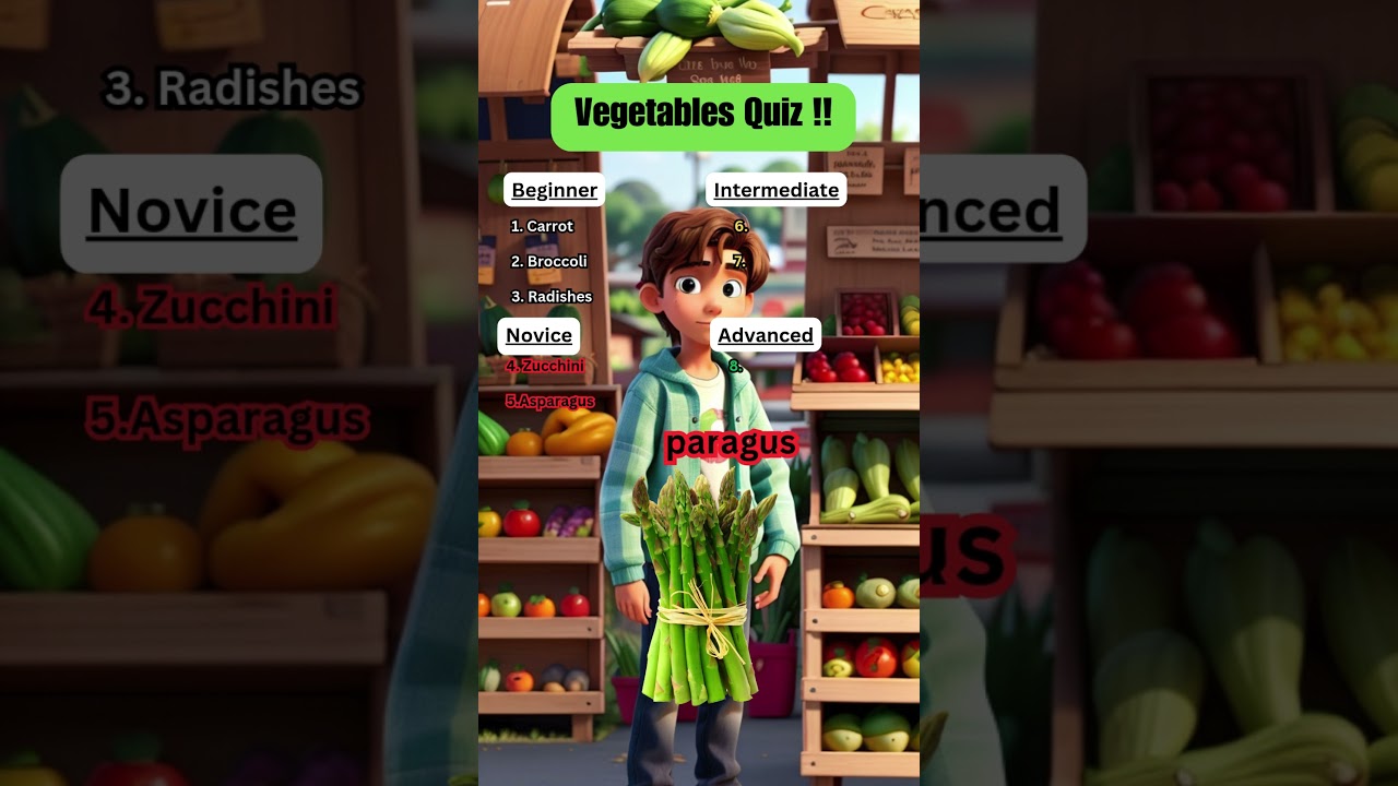 🌱 Can You Name These 10 Vegetables!?! 🥕🥦 | How many can you recognize!?! 