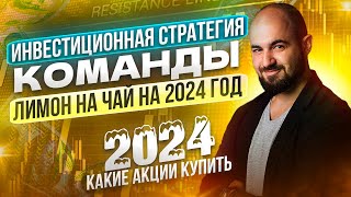 Стратегия команды "Лимон на чай" на 2024 год! Какие акции купить? Куда пойдет рынок?