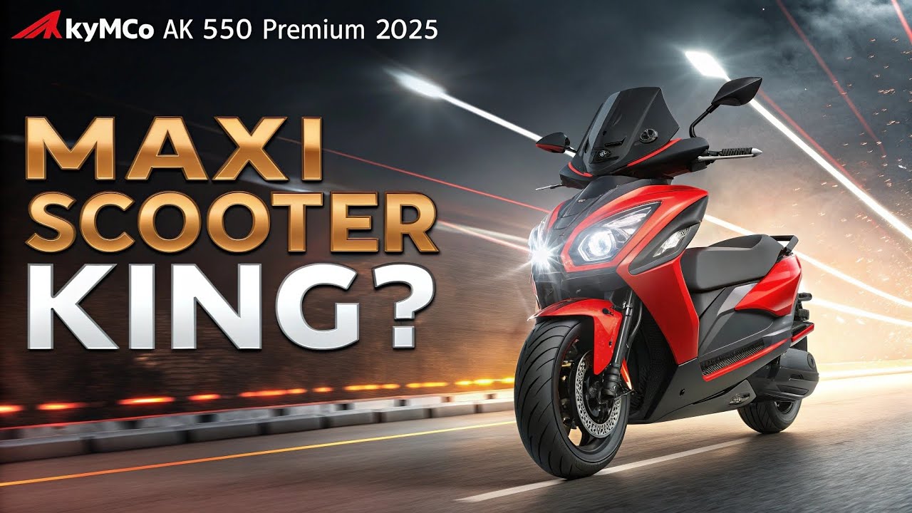 2025 Kymco AK 550 Premium – Next-Level Maxi Scooter | Full Review & Features | Driven Vision