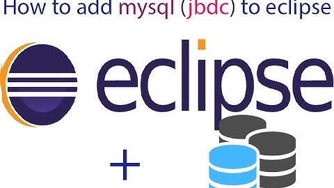 How to add mysql jdbc to eclipse