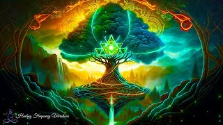 Curing Voice Of Tree + Heart Chakra Balancing | Cultivate Positive Aura, Heal Spiritual Energy Fl...