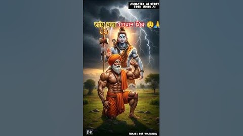 Incredible Story 😲 Farmer Helped a Snake 🐍 & Lord Shiva Appeared ✨ | Har Har Mahadev 🚩| #shorts #ai