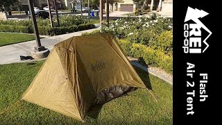 REI Coop Flash Air 2 Tent Setup and Review