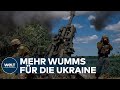 UKRAINE-KRIEG: Harte Schläge gegen Russen - So wird die M-777 Haubitze an der Front eingesetzt