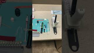 Dental Crown preparation room setup