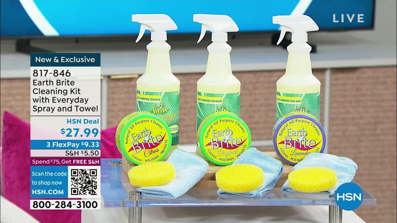 Earth Brite Cleaning Kit with Everyday Spray and Towel YouTube