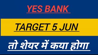 Yes bank share target price, yes Bank Share target 5 Jun, yes Bank Share latest news