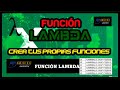 Función Lambda en EXCEL, personaliza tus FUNCIONES 😱😱 [FÁCIL]