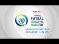 URUGUAY X VENEZUELA I 03/02/2020 I CONMEBOL Futsal Eliminatorias Sudamericanas 2020