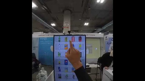 [CES 2020] Vtouch Display @ Samsung C-lab / Vending Machine / Gesture Control / Touchless Touch