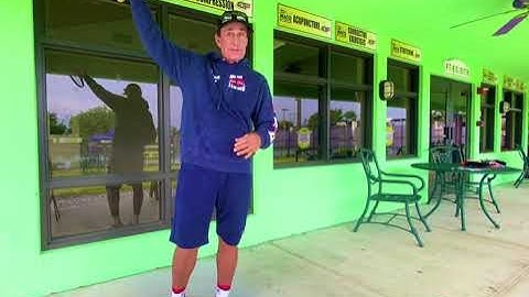 On the serve hit up up & up! - Rick Macci