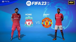 Fifa 23 - Liverpool Vs Manchester United Premier League Full Match 2223 Gameplay Ps5 4K