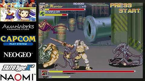 Darksoft Multi CPS2 - Alien vs Predator - Axunworks JAMMA Extractor 1.0 - 4K Capture