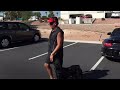 Secret special guest rides along in Porsche Turbo S!!