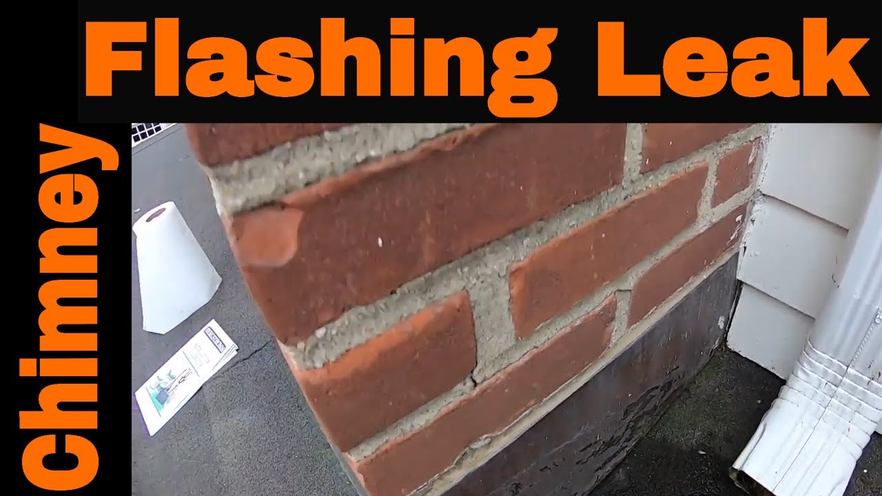 How To Repair Chimney Flashing Leak In, How To Repair Roof Leak Around Chimney