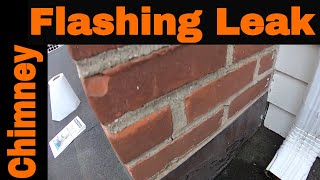 How to repair Chimney Flashing Leak in 5 minutes. This will blow your mind