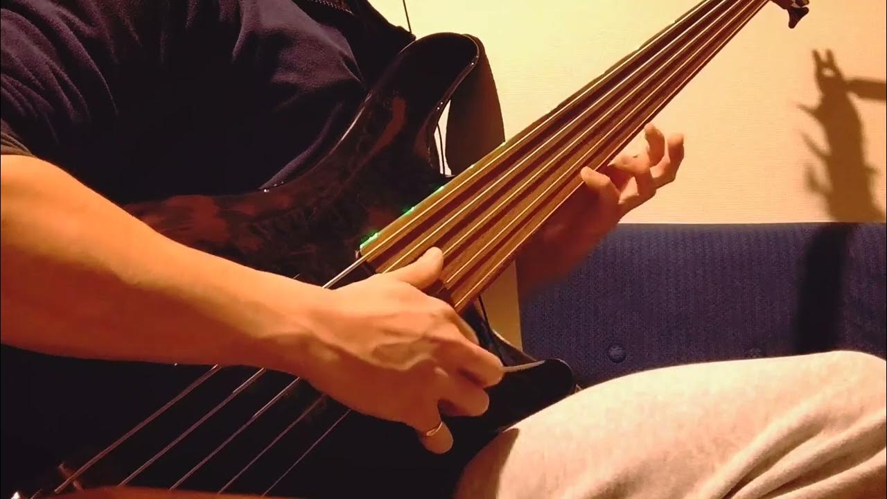 fretless bass slap practice スラップの練習曲を作りました。 YouTube