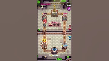 Overtime 1 HP clutch 💥😎 | Clash Royale #shorts #clashroyale #gaming