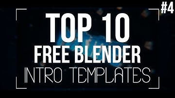 Top 10 Best Blender Intro Templates + FREE DOWNLOAD