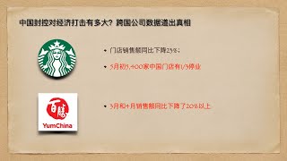 中国经济受封控措施打击有多大？跨国公司数据道出真相，中国经济观察20220526