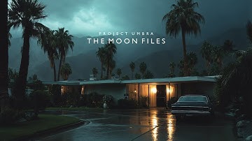 Project Umbra: The Moon Files | Mystery Sci-Fi Rain Ambient | 4K