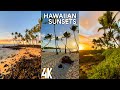 2 hrs peaceful ambience of ocean sunsets for vertical screens  4k amazing hawaiian sunsets