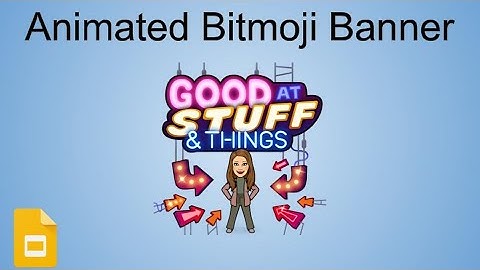 Animated Bitmoji Banner for Google Classroom
