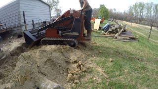 Finishing the mini skidsteer and testing it out.