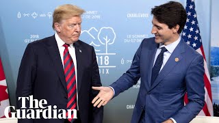 Trump and Trudeau meet at G7 amid trade tensions