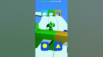 Blob Shifter 3D 🅾️↘️🅰️🅾️ X -- level 378 #shorts