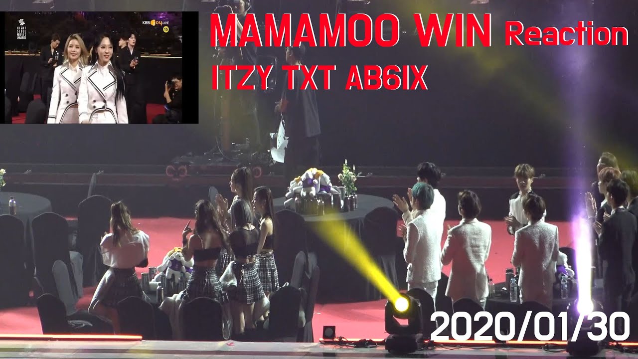 [Idol Reaction] MAMAMOO Win Reaction 마마무 수상소감 리액션 by 사나오효오효