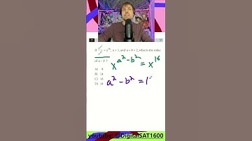 Digital SAT Math: Exponents + Factoring