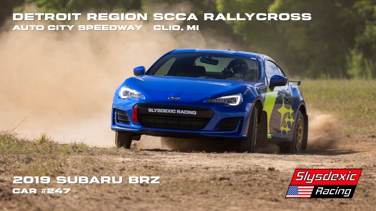 DRSCCA RallyCross Rnd. 6 | '19 Subaru BRZ | Auto City Speedway - YouTube